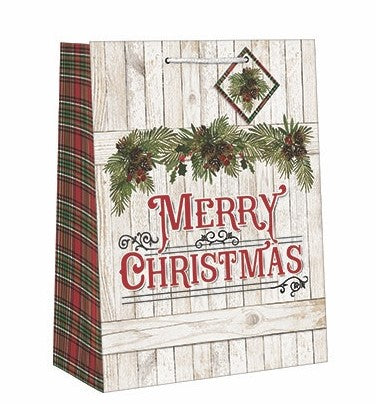 Medium Holiday Gift Bag - Merry Christmas