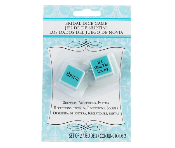 Bridal Shower Party Game Dice