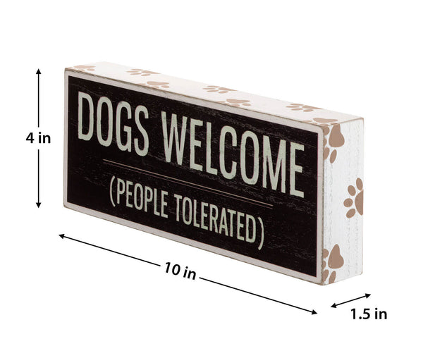 Dog Lover Gift Sign with Funny Saying