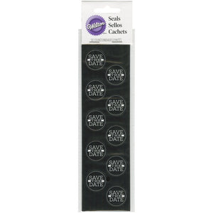 Save the Date Sticker Seals - 50 qty