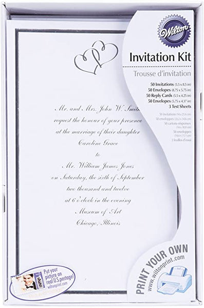 Sweet Hearts Invitation Kit - 50 Count