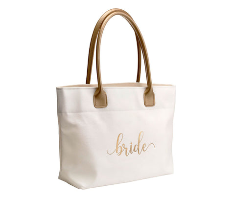 Gold Bride Tote Bag