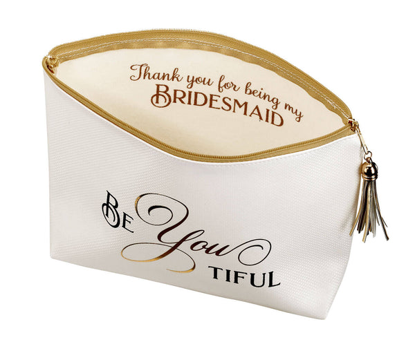 BeYouTiful Bridesmaid Cosmetic Makeup Bag