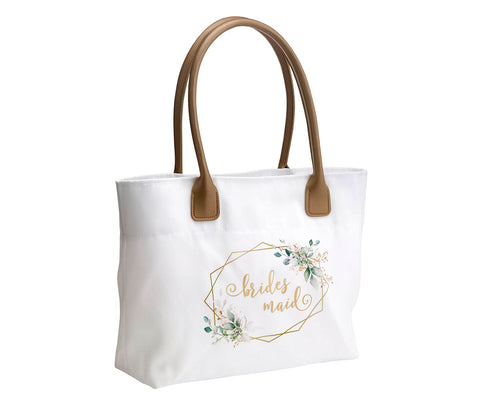 Botanical Bridesmaid Tote Bag