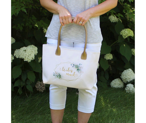 Botanical Bridesmaid Tote Bag