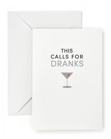 This Calls for Dranks Note Cards