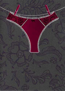 Birthday Greeting Card - Thong