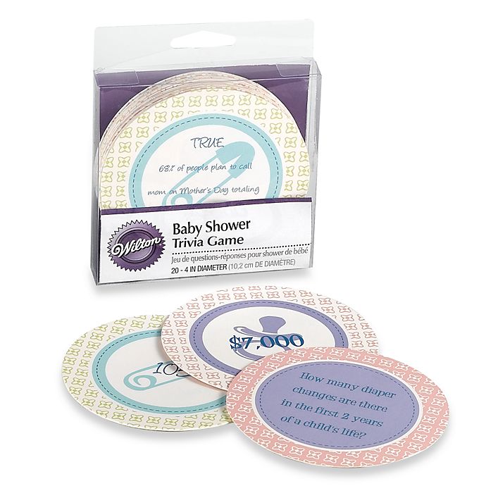 Baby Shower Trivia Coasters