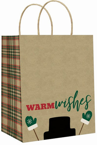 Large Christmas Gift Bag - Warm Wishes