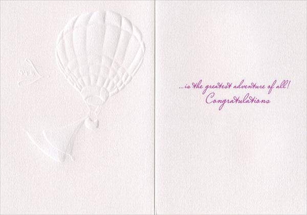 Wedding Greeting Card - Wedding Balloon