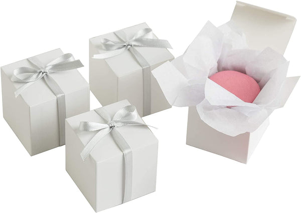 White Square Favor Boxes Value Pack - 100 ct.