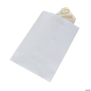 White Paper Favor Bags - 12 ct.