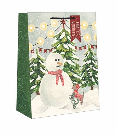 Medium Holiday Gift Bag - Winter Wonderland