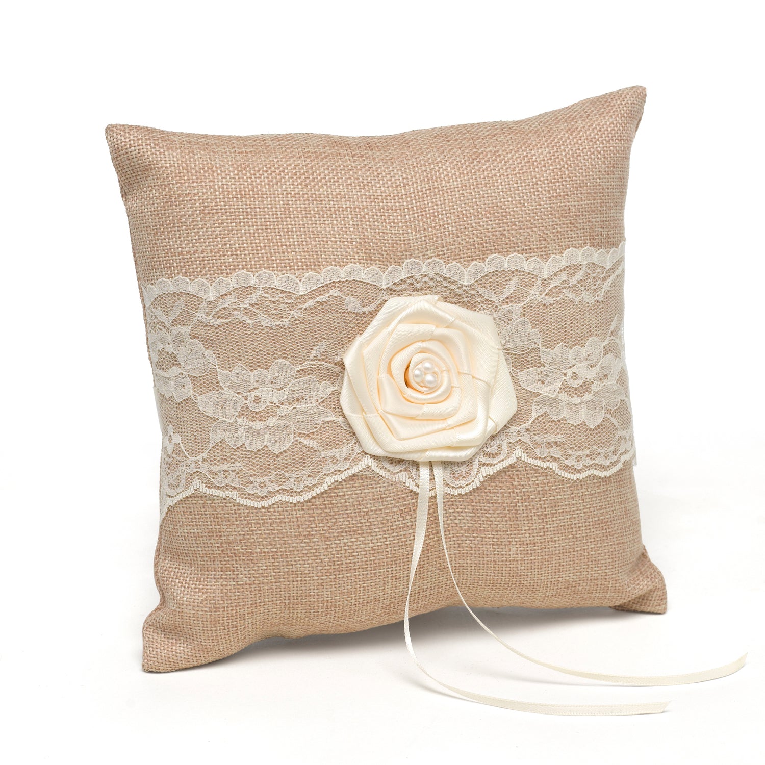 Rustic Country Ring Bearer Pillow