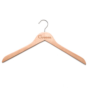 Groom Wooden Hanger