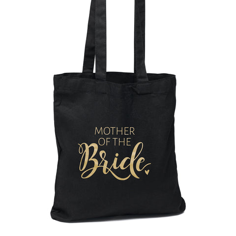Mother of the Bride Black Tote Bag