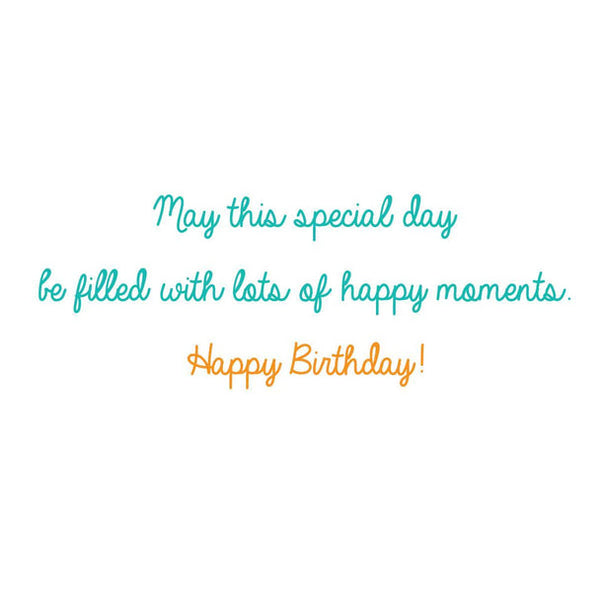 Birthday Greeting Card  - Happy Balloons