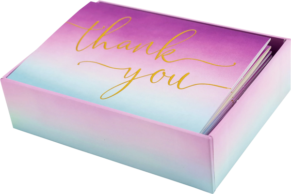 14 ct. Amethyst Thank You Notes
