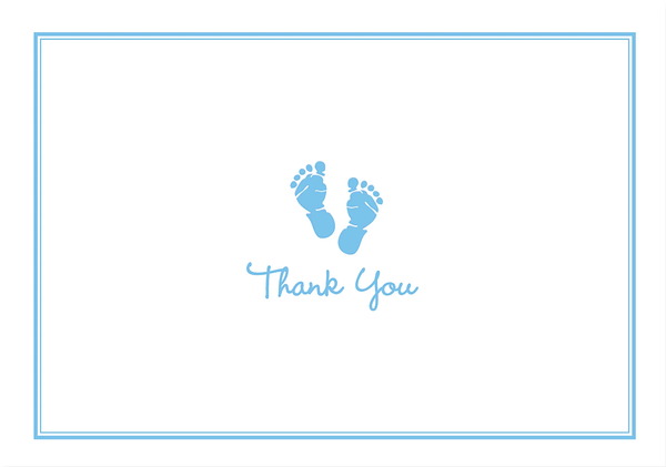 14 ct. Baby Steps Thank You Notes