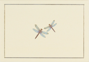 14 ct. Blue Dragonflies Note Cards