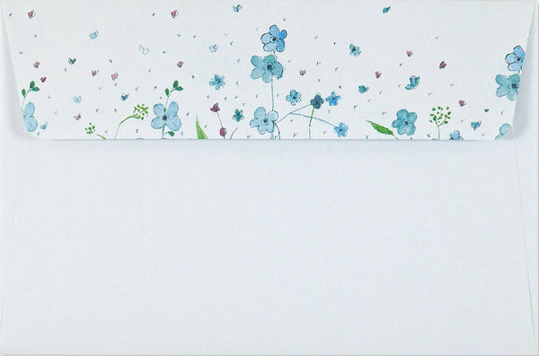 Blue Flowers Letter-Perfect Stationery Set - 24 ct.