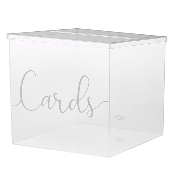 Clear Acrylic Wedding Card Box