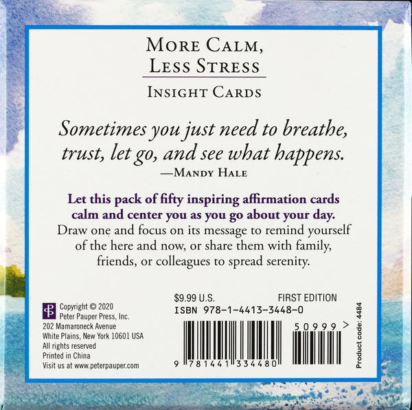 More Calm, Less Stress - Set of 50 Insight Cards