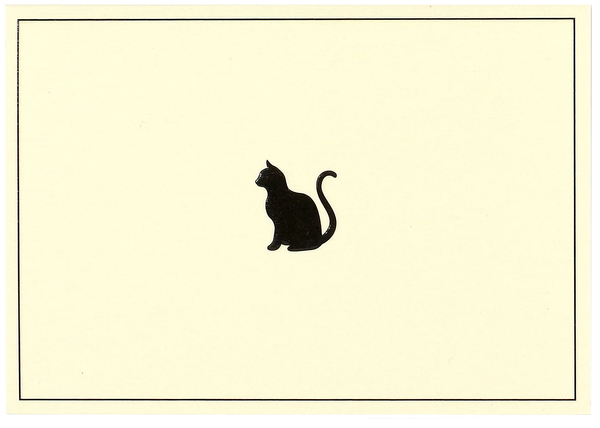 14 ct. Black Cat Note Cards