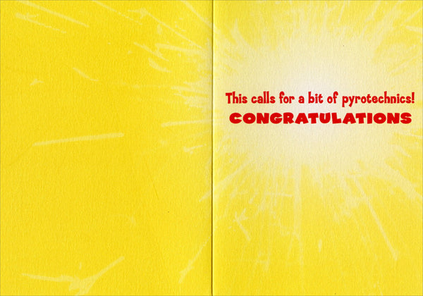 Congratulations Greeting Card - Sparkler