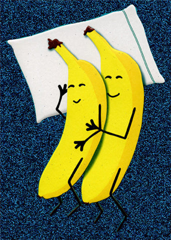Anniversary Greeting Card - Two Bananas
