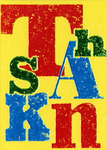 Thank You Greeting Card - THANKS
