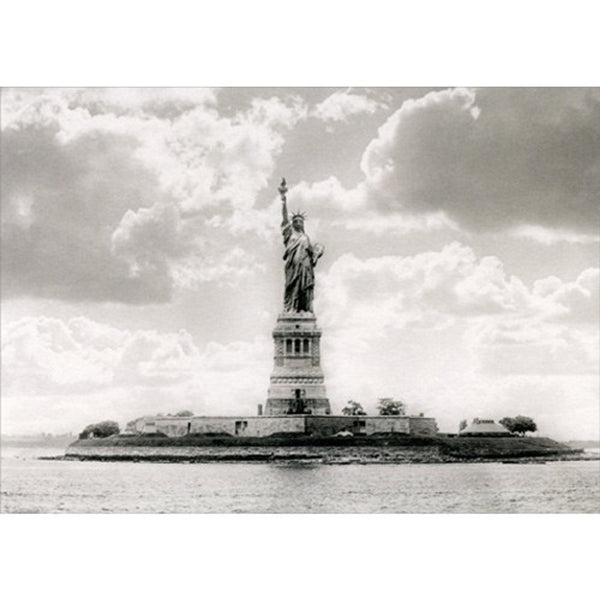 Blank Inside Greeting Card - Statue of Liberty