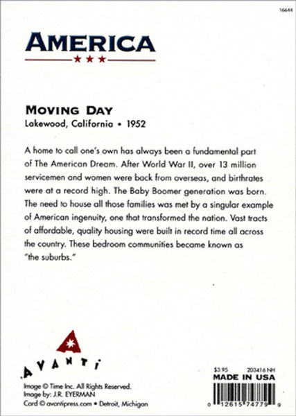 New Home Greeting Card - Moving Day in California