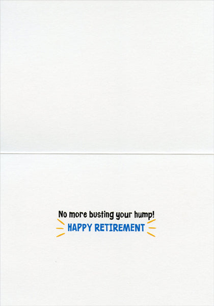 Retirement Greeting Card - Office Camels