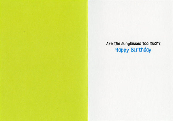 Birthday Greeting Card - Otter Wearing Mankini