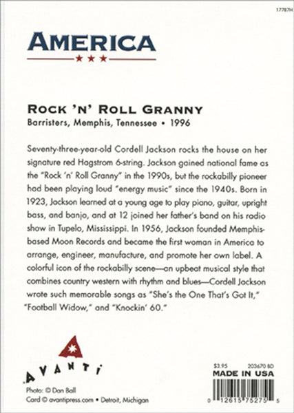 Birthday Greeting Card - Cordell Jackson - Rockin' Granny