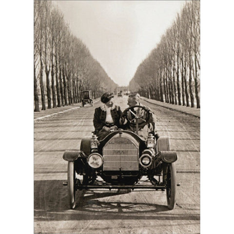 Anniversary Greeting Card - 1910 Brush Car