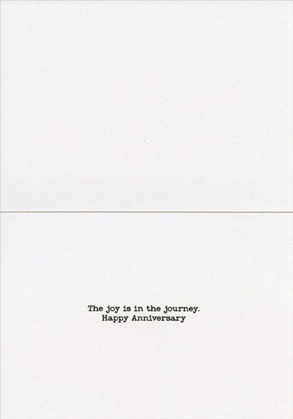 Anniversary Greeting Card - Couple Changing Car Tire