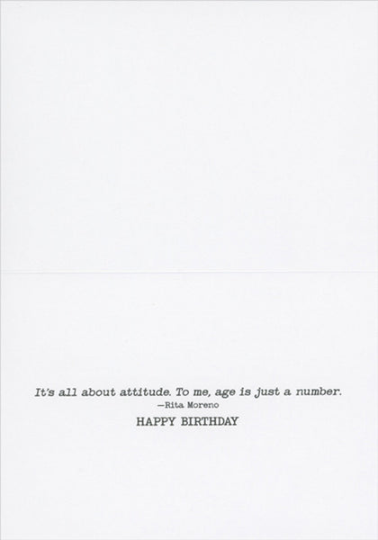 Birthday Greeting Card - Rita Moreno