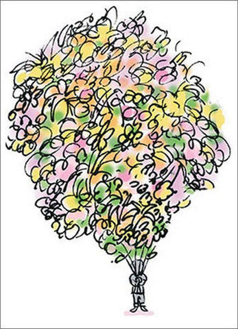 Thank You Greeting Card - Big Bouquet