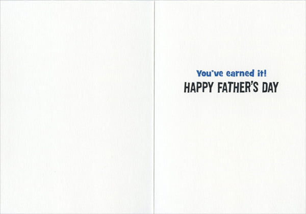 Father's Day Greeting Card - Pug Takes Bubble Bath