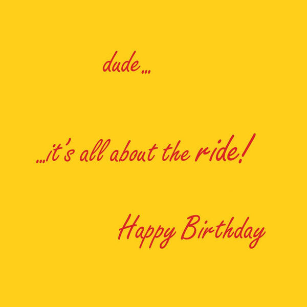 Birthday Greeting Card  - Surf's Up