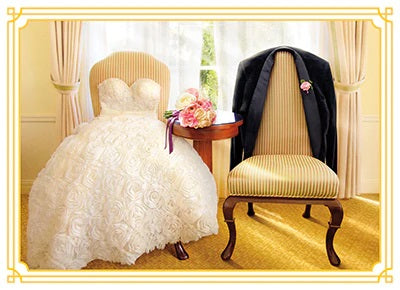 Wedding Greeting Card  - Wedding Chairs
