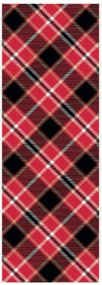 Premium Christmas Wrapping Paper - 35 Sq. Ft. - Holiday Plaid