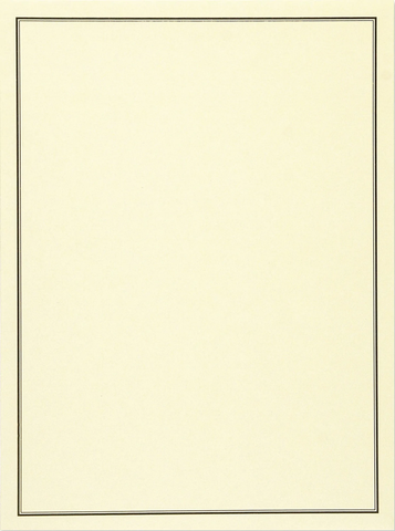 Black & Cream Stationery Set - 24 ct.