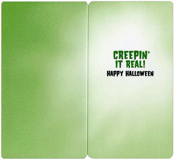 Halloween Greeting Card - Creepy Squirrel Shadow