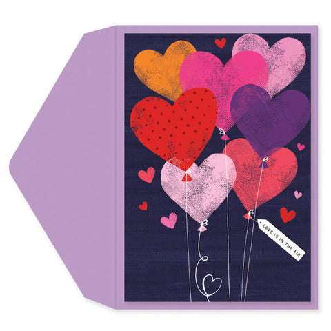 Engagement Greeting Card - Love Is In The Air