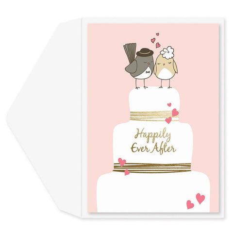 Wedding Greeting Card  - Bird Wedding