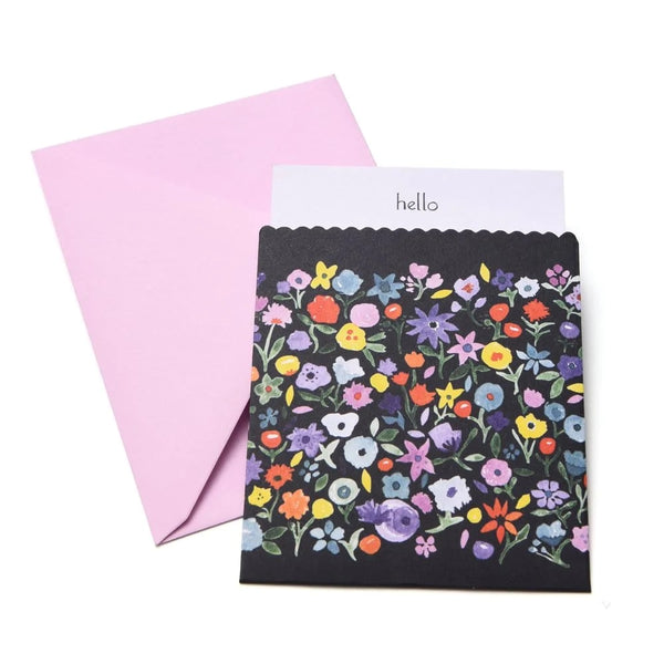 10 ct. - Dainty Floral Pocket Note Cards