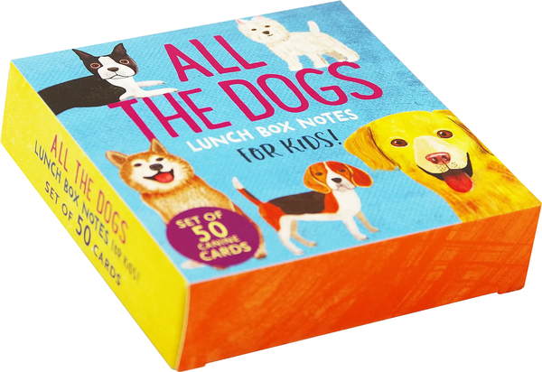 All The Dogs Lunch Box Notes For Kids - Set of 50 Cards